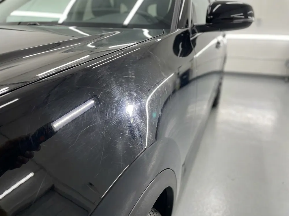 Paint correction — before