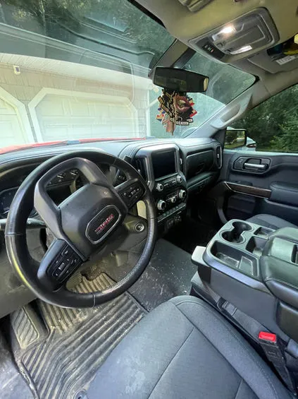 Car interior after a detail